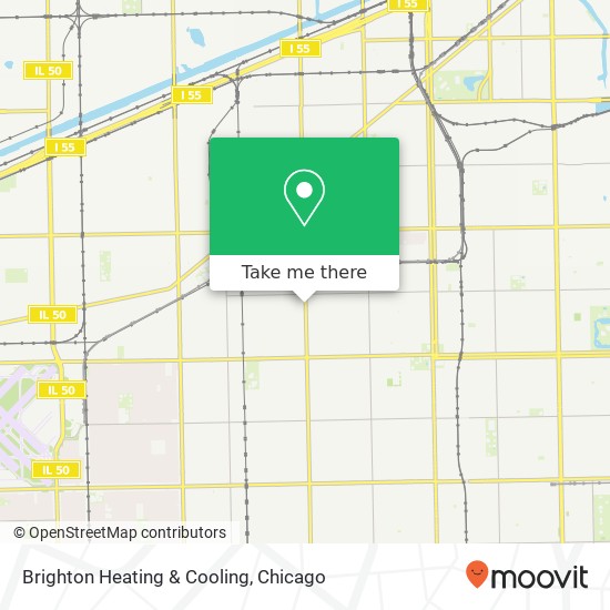 Brighton Heating & Cooling map