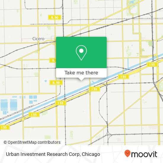 Urban Investment Research Corp map