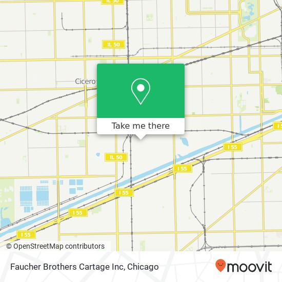 Mapa de Faucher Brothers Cartage Inc