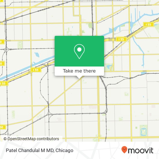 Patel Chandulal M MD map
