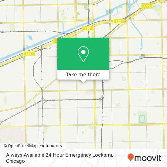 Always Available 24 Hour Emergency Locksmi map