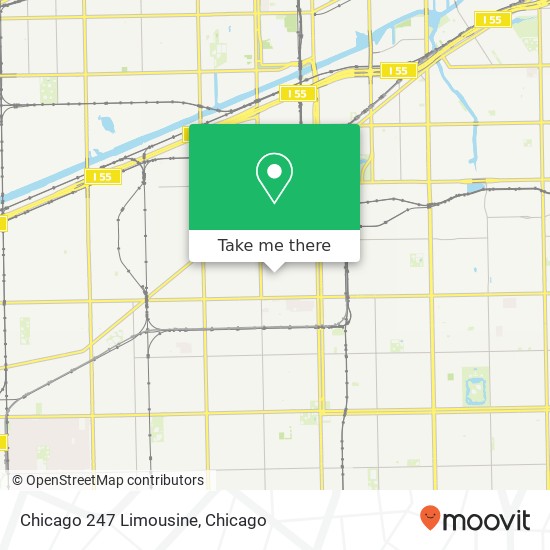 Mapa de Chicago 247 Limousine