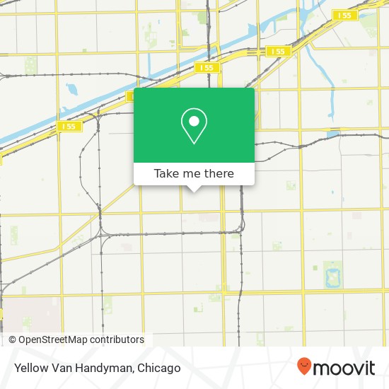 Yellow Van Handyman map