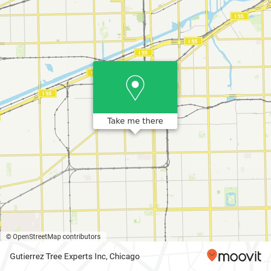 Gutierrez Tree Experts Inc map