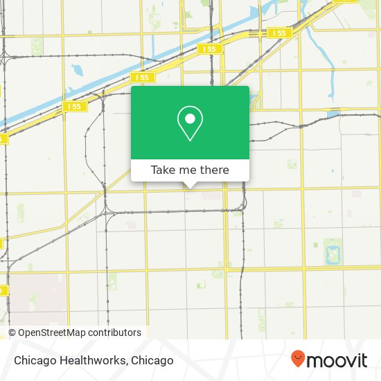 Mapa de Chicago Healthworks