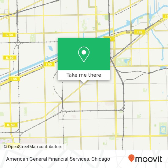 American General Financial Services map