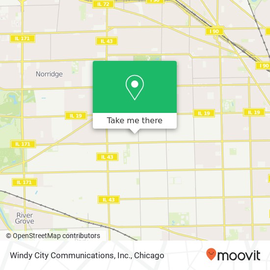 Windy City Communications, Inc. map