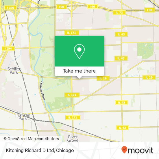 Kitching Richard D Ltd map