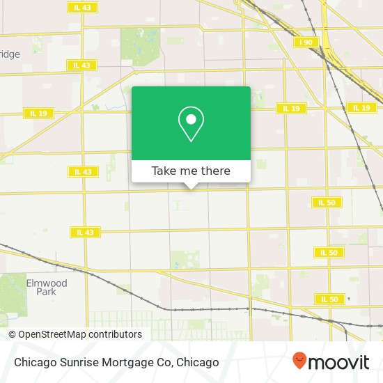 Chicago Sunrise Mortgage Co map