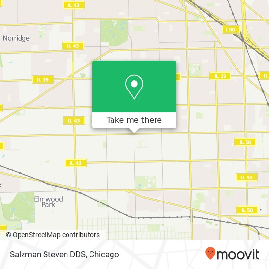 Salzman Steven DDS map