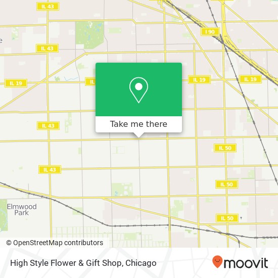 Mapa de High Style Flower & Gift Shop