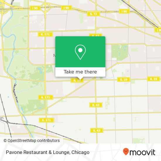 Pavone Restaurant & Lounge map