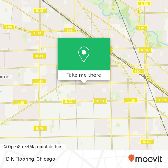 D K Flooring map