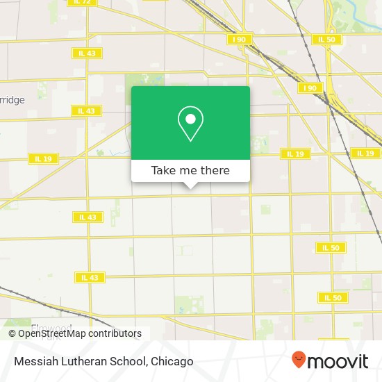 Messiah Lutheran School map