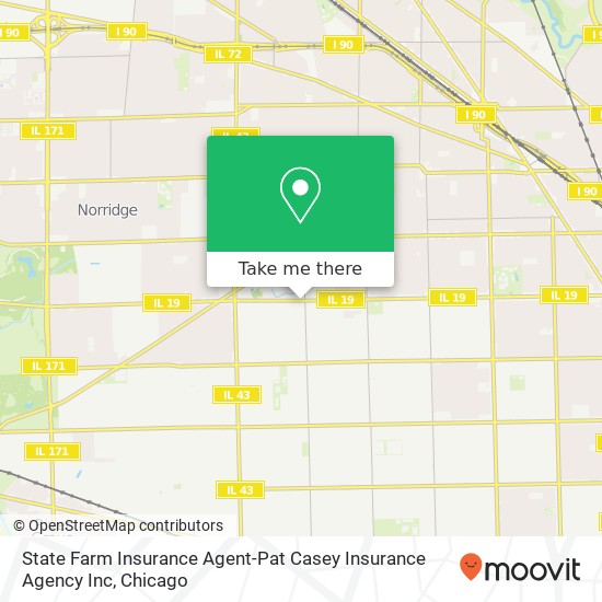 State Farm Insurance Agent-Pat Casey Insurance Agency Inc map