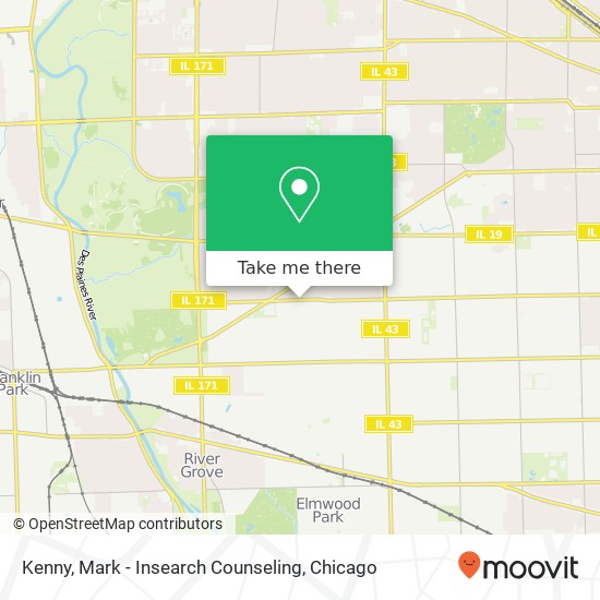 Kenny, Mark - Insearch Counseling map