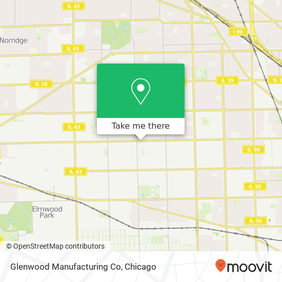 Glenwood Manufacturing Co map