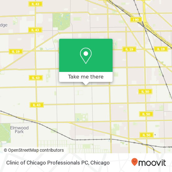 Clinic of Chicago Professionals PC map