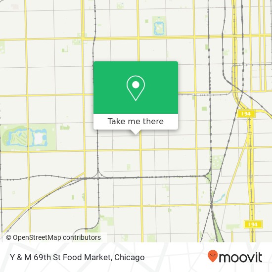 Y & M 69th St Food Market map