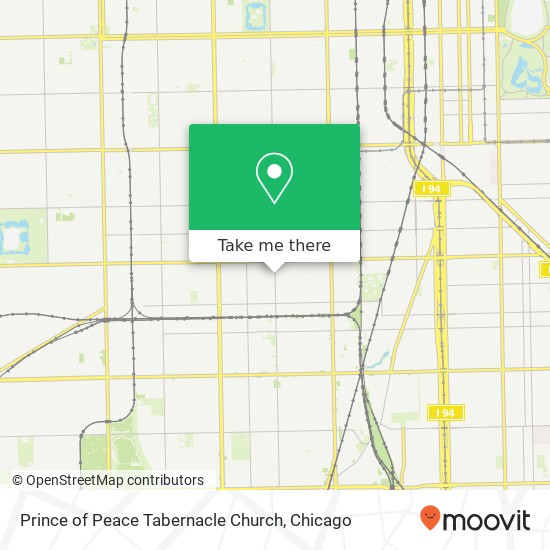 Mapa de Prince of Peace Tabernacle Church