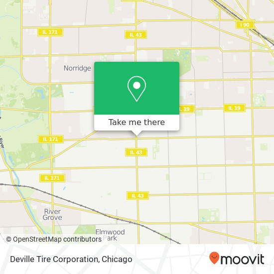Deville Tire Corporation map