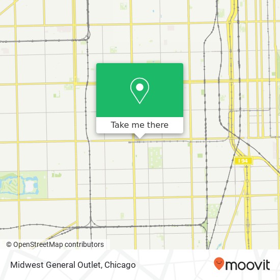 Midwest General Outlet map