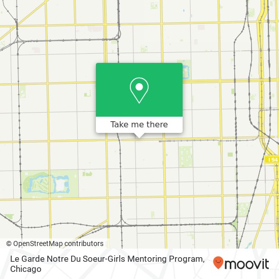 Le Garde Notre Du Soeur-Girls Mentoring Program map