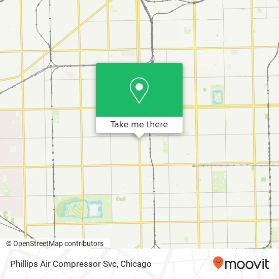 Phillips Air Compressor Svc map