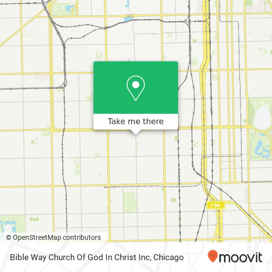 Bible Way Church Of God In Christ Inc map