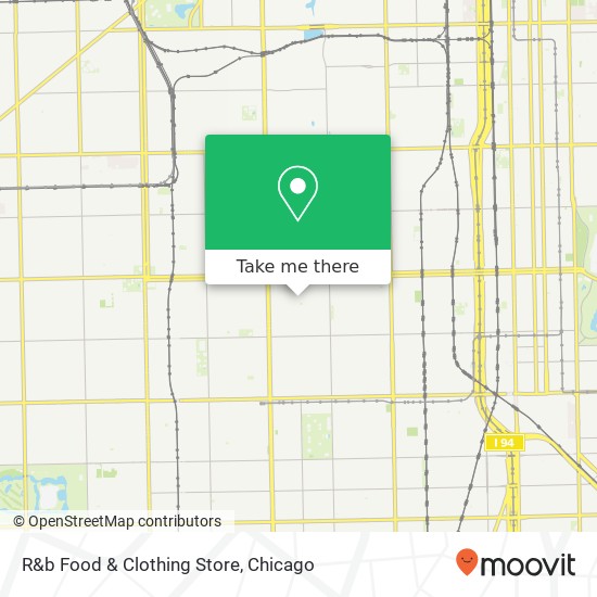 R&b Food & Clothing Store map