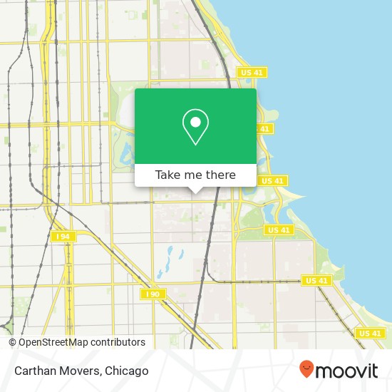 Carthan Movers map