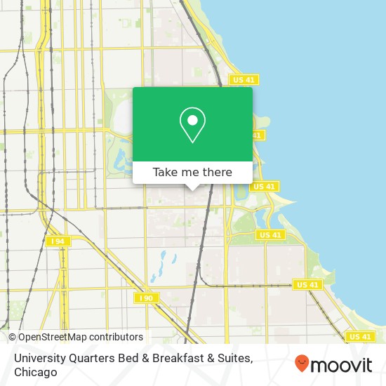 University Quarters Bed & Breakfast & Suites map