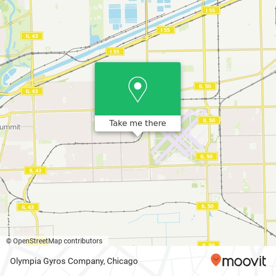 Olympia Gyros Company map