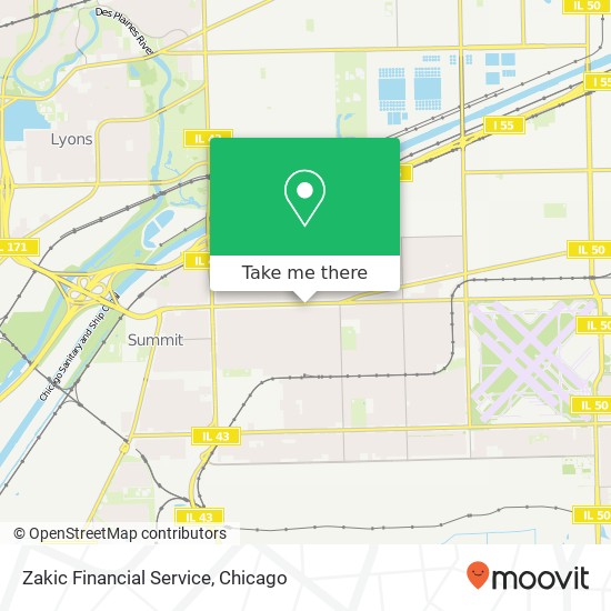 Zakic Financial Service map