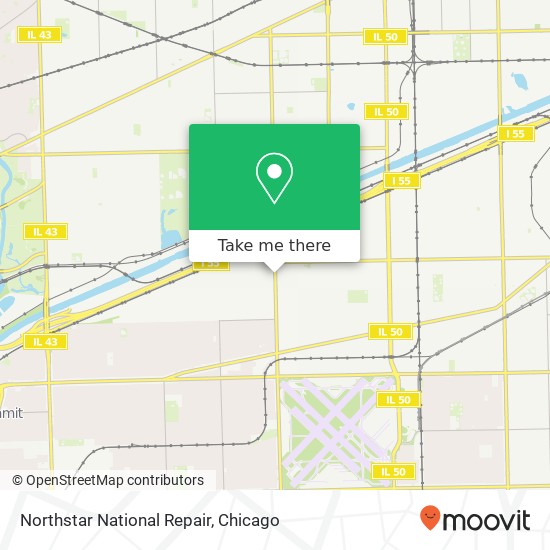 Mapa de Northstar National Repair