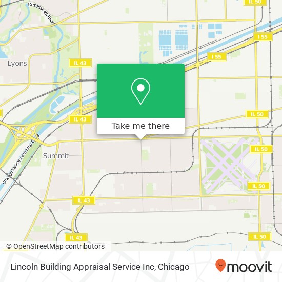 Lincoln Building Appraisal Service Inc map