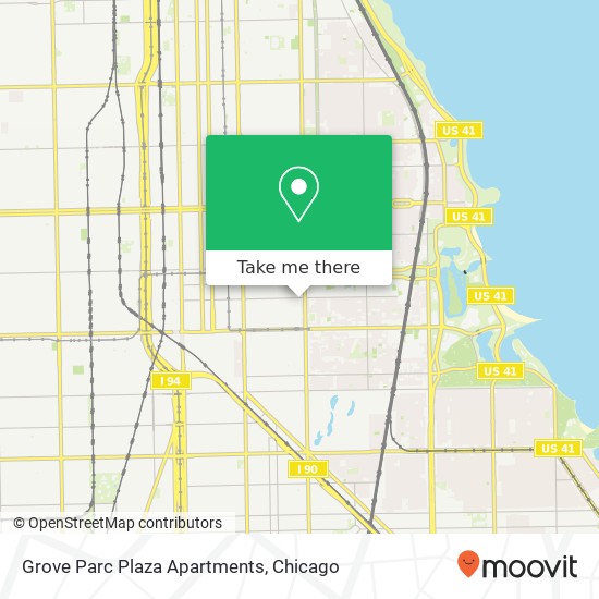 Grove Parc Plaza Apartments map