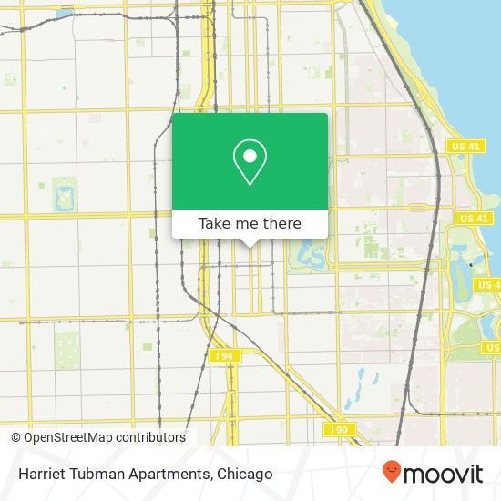 Harriet Tubman Apartments map