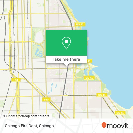 Chicago Fire Dept map