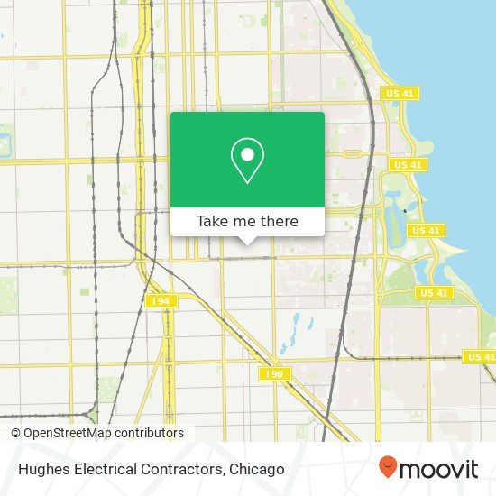 Hughes Electrical Contractors map