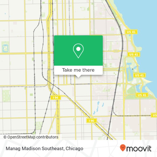 Mapa de Manag Madison Southeast