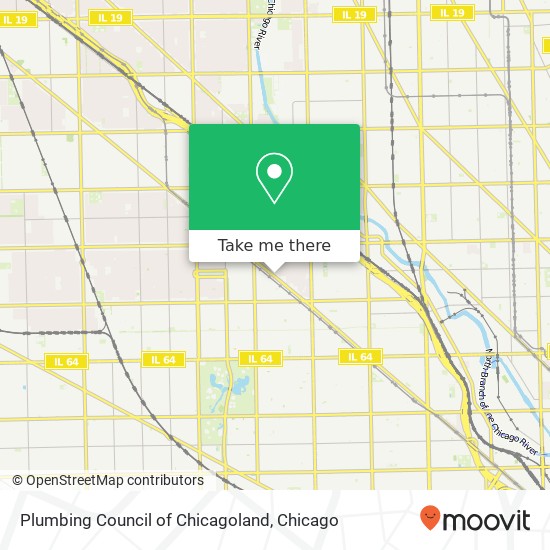 Mapa de Plumbing Council of Chicagoland