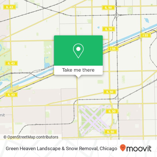 Green Heaven Landscape & Snow Removal map