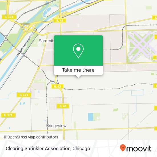 Clearing Sprinkler Association map