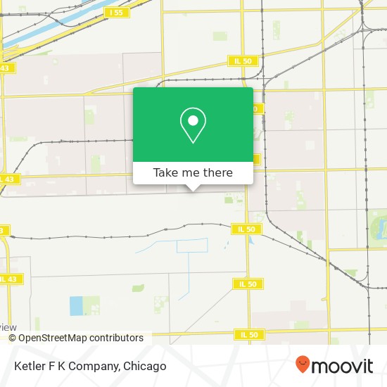 Ketler F K Company map