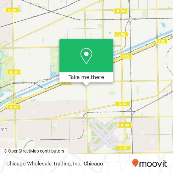 Mapa de Chicago Wholesale Trading, Inc.