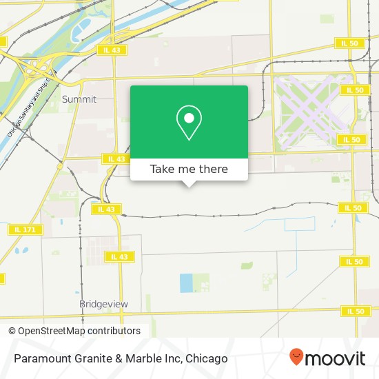 Mapa de Paramount Granite & Marble Inc