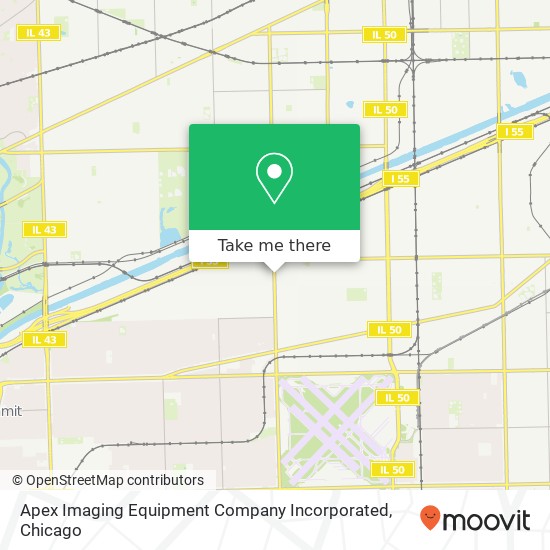Mapa de Apex Imaging Equipment Company Incorporated