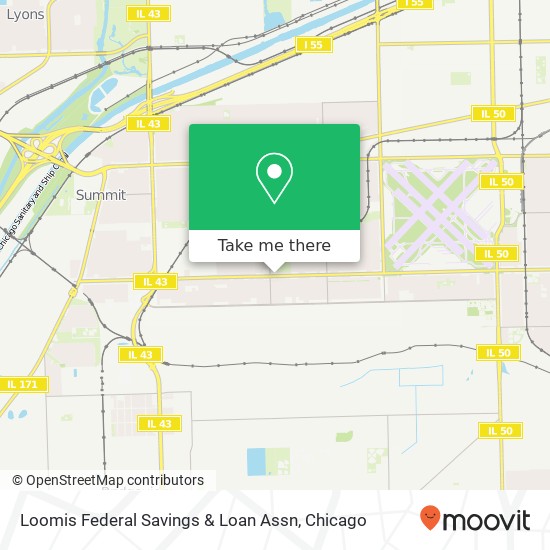 Loomis Federal Savings & Loan Assn map