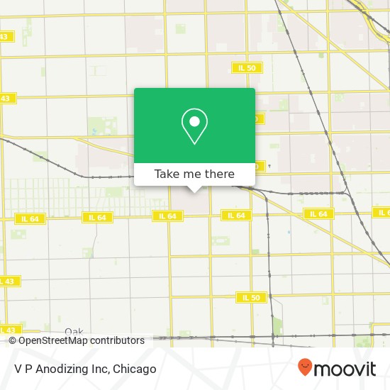 Mapa de V P Anodizing Inc